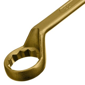 Ключ накидной, 27 х 32 мм, желтый цинк// Сибртех фото 3