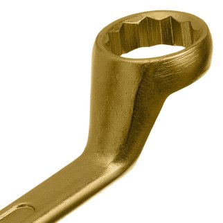 Ключ накидной, 27 х 32 мм, желтый цинк// Сибртех фото 4