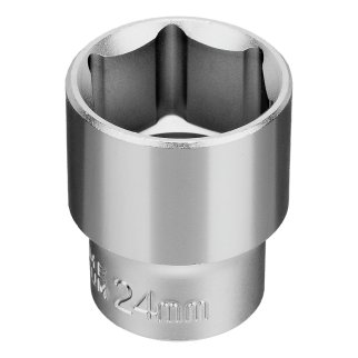 Набор головок торцевых 1/2" 10-24 мм, с трещоткой 12 пр. MATRIX фото 6
