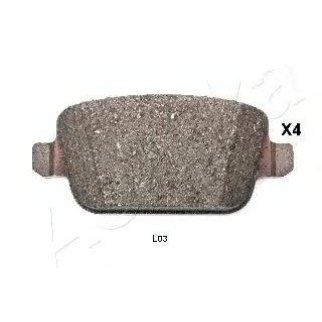 Колодки тормозные задние дисковые к-кт ashika 51-0L-L03 фото