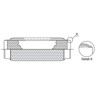 Гофра глушителя TRIALLI FT 40230 фото 2