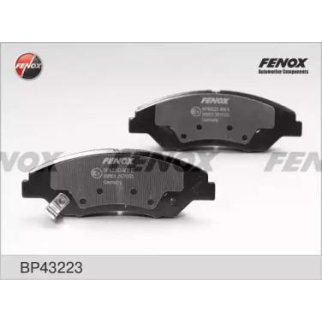 Колодки тормозные передние к-кт Fenox BP43223 фото