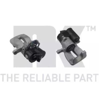 Суппорт тормозной задний правый в сборе с электромотором (однопоршневой) / VW Passat B6 05~07 фото