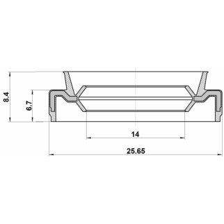 Сальник КПП FEBEST 95EAY-15250708X фото 2