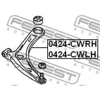Рычаг передней правый FEBEST 0424-CWRH фото