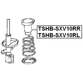 Пыльник амортизатора FEBEST TSHB-SXV10RR фото 2