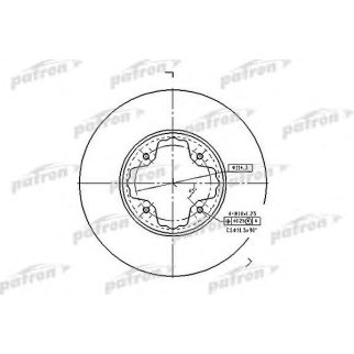 Диск тормозной PATRON PBD2679 фото