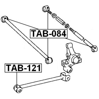 Сайлентблок FEBEST TAB-084 фото 2