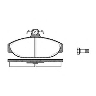 Колодки Volvo 740/760/940 2.0-2.4TD 83-94 передние Remsa фото