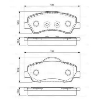 Колодки тормозные BOSCH _0 986 494 713 фото