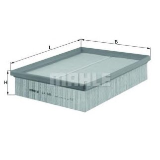 Фильтр воздушный KNECHT LX 886 фото 2 Фильтр воздушный KNECHT LX 886 фото 2