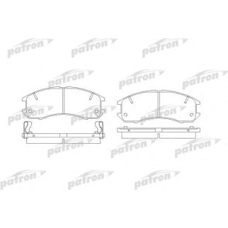 Колодки тормозные PATRON PBP576 фото