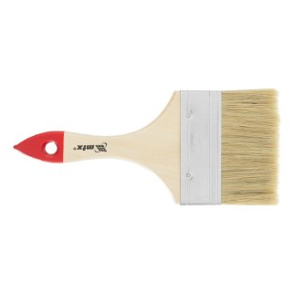 Кисть плоская Стандарт 4, 100 мм, натуральная щетина, деревянная ручка MATRIX 82545 фото 2
