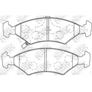 Колодки тормозные передние к-кт NiBK PN0051 фото