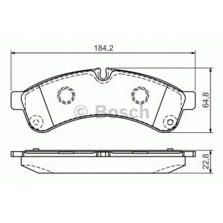 Колодки тормозные BOSCH _0 986 494 335 фото