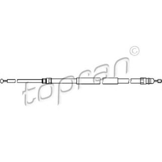 Трос стояночного тормоза topran 501722585 фото