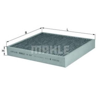 Фильтр салона VW POLO 2009=> с актив.углем фото 2