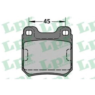 Колодки тормозные задние дисковые к-кт Lpr 05P334 фото