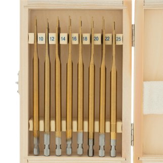 Набор сверл перовых по дереву 10-25мм (в кейсе 8шт.) MATRIX фото 6