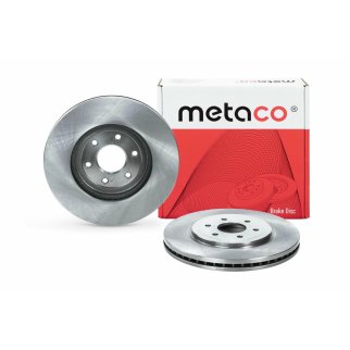 Диск тормозной передний вентилируемый metaco 3050-039 фото 3