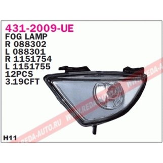 Фара противотуманная передн лев FORD: FIESTA MK6 02- фото