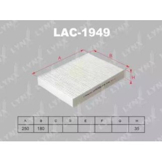 Фильтр салона LYNXauto LAC-1949 фото