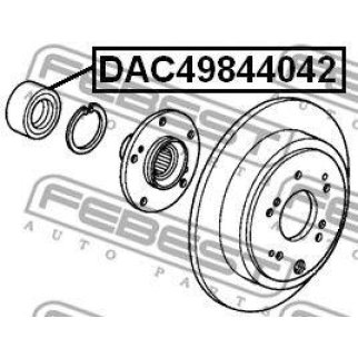 Подшипник ступичный задний 49x84x40x42 фото