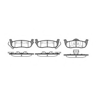 Колодки тормозные REMSA _110610 фото