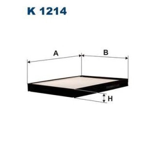 Фильтр салона FILTRON K 1214 фото