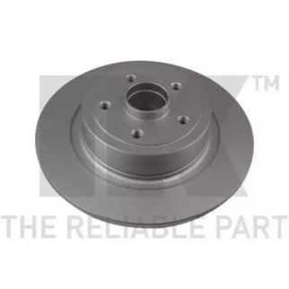 Диск тормозной задний (в сборе с подшипником и кольцом АВС) с антикорозийным покрытием (300x11mm) / фото