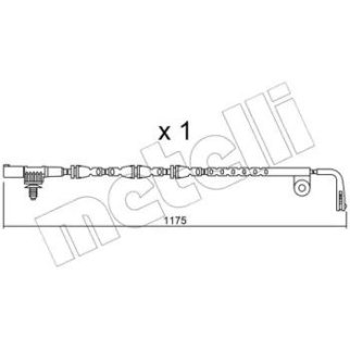 Датчик износа колодок METELLI _SU.228 фото