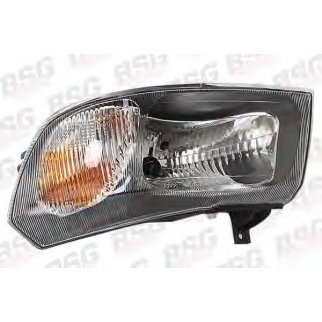 Фара левая, с корректором / ford transit 00 - 06 фото