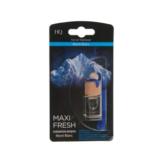 Ароматизатор MAXI FRESH (mont blanc) деревянная крышка 4мл фото