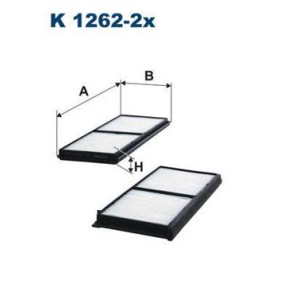 Фильтр салона FILTRON K 1262-2X фото