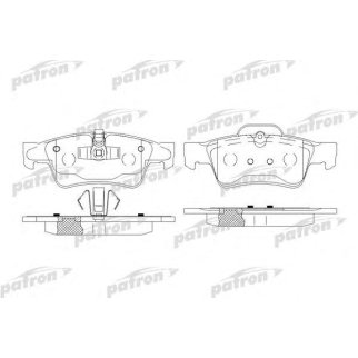 Колодки тормозные задние дисковые к-кт PATRON PBP1831 фото