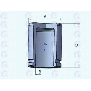 Поршень переднего суппорта ERT 150862-C фото