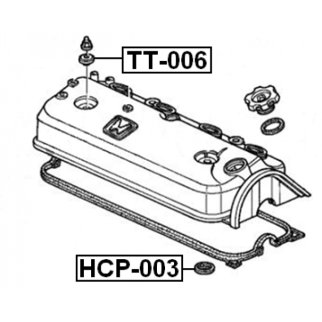 Прокладка свечного канала FEBEST HCP-003 фото 2