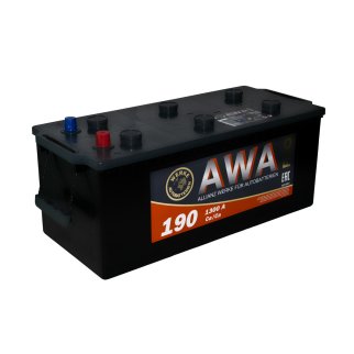 Аккумуляторная батарея AWA PRO 6СТ190 VL (справа +) 513х222х218 Россия фото