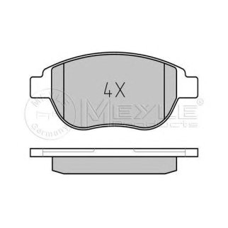 Колодки PEUGEOT 307 SW 3H 12/06=> фото