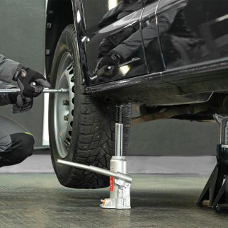 Домкрат гидравлический бутылочный, 4 т, h подъема 194-372 мм MATRIX 50763 MATRIX 50763 фото 10