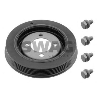 Шкив коленвала с комплектом болтов CITROEN AX 1.5D 86-98 / Saxo 1.5D 96-04 / Xsara 1.5D 97-05 / Xsara Break 1.5D 97-10  PEUGEOT 106I 1.5D 91-96 / 106II 1.5D 96- фото