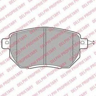 Колодки тормозные передние к-кт DELPHI LP1986 фото