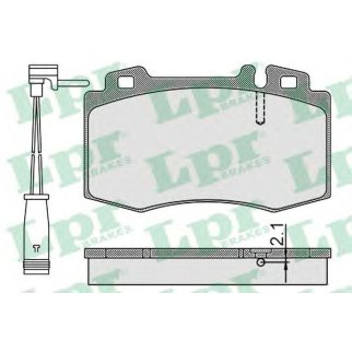 Колодки тормозные передние к-кт Lpr 05P899A фото