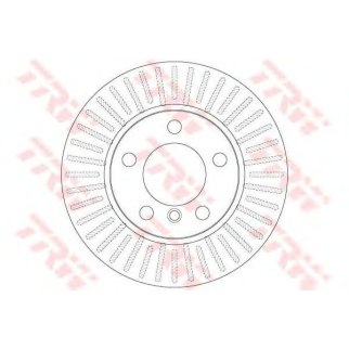 Диск тормозной передний вентилируемый TRW DF6255 фото