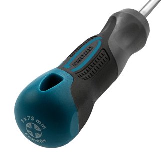 Отвертка PZ1 x 75 мм, S2, трехкомпонентная ручка GROSS фото 2