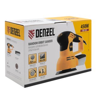Машинка шлифовальная эксцентриковая 450Вт, 6000-12000 об/мин DENZEL фото 13
