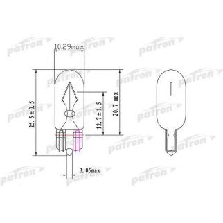 Лампа PATRON PLWY5W фото