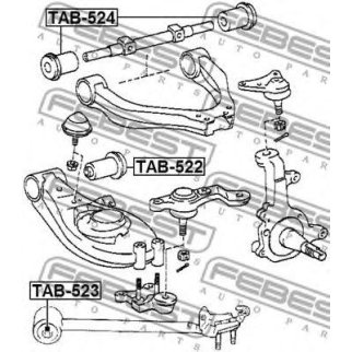 Сайлентблок переднего нижнего рычага фото