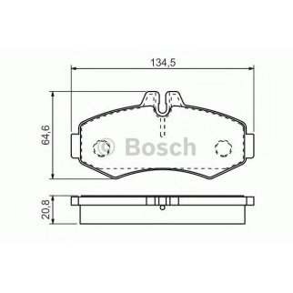 Колодки тормозные BOSCH _0 986 494 451 фото