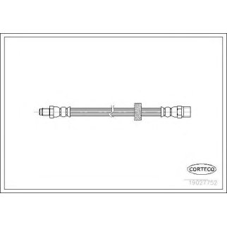 Шланг тормозной CORTECO 19027752 фото
